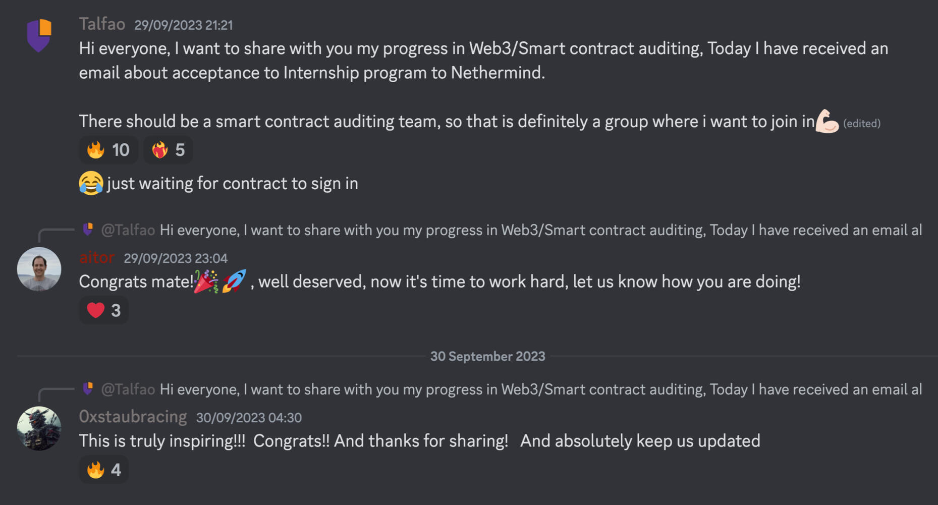 Smart Contract Hacking Discord Community with 2000+ members