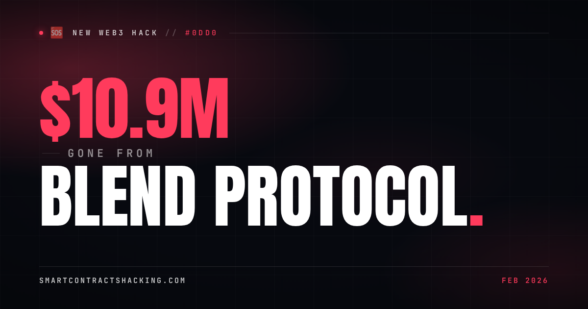 Blend Protocol Hack (2026) - $10.9M Lost | Smart Contract Hacking