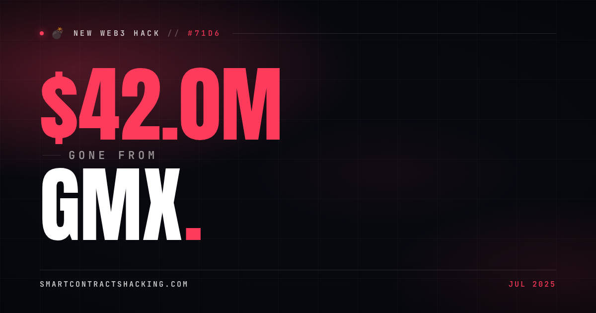 GMX Hack (2025) - $42.0M Lost | Smart Contract Hacking